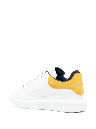 Alexander Mcqueen Lace-up Low-top Sneakers In White