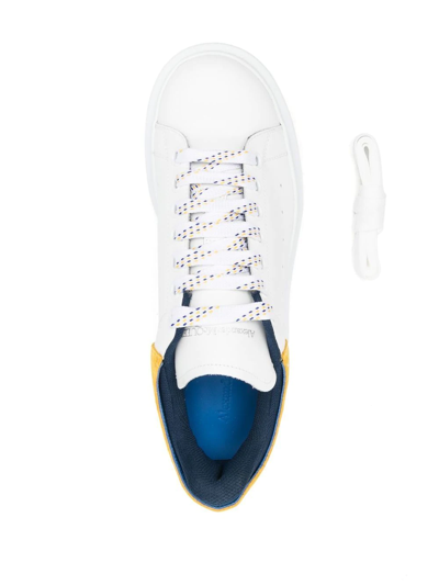 Alexander Mcqueen Lace-up Low-top Sneakers In White