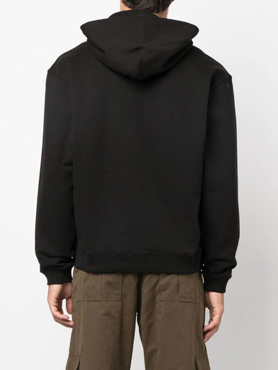 Shop Kenzo Logo-print Detail Hoodie In Black