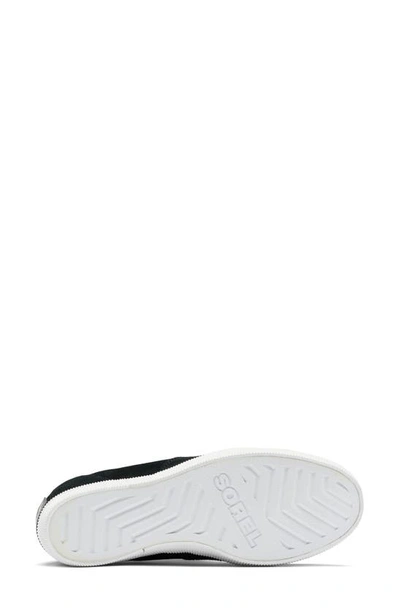 Shop Sorel Out N About Slip-on Wedge Shoe Ii In Black/ White
