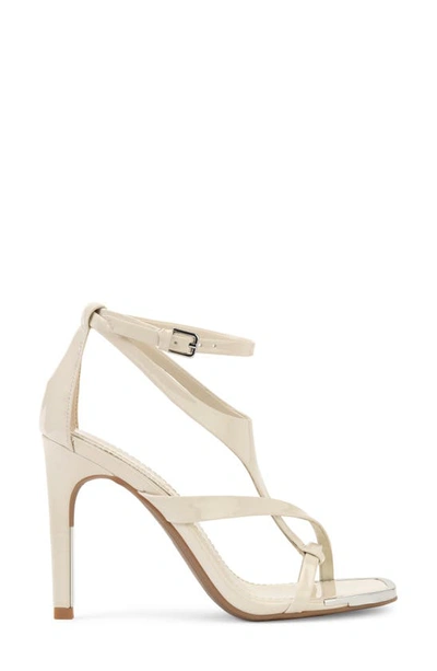 Shop Dkny Audrey Ankle Strap Sandal In Off White