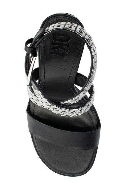 Shop Dkny Aiden Slingback Sandal In Black