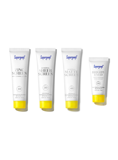 Shop Supergoop 100% Mineral Spf Mini Set Sunscreen !
