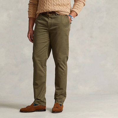 Shop Polo Ralph Lauren Stretch Classic Fit Chino Pant In Defender Green