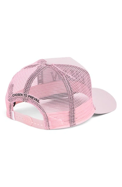 Hvman Mesh Trucket Cap In Dusty Pink