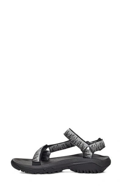 Shop Teva Hurricane Xlt 2 Sandal In Atmosphere Black/ White