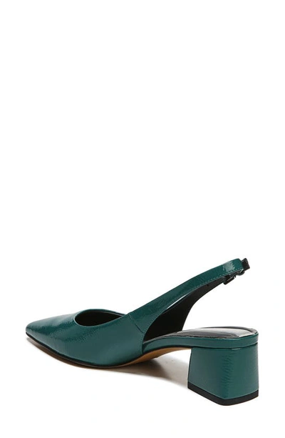 Shop Franco Sarto Racer Slingback Pointed Toe Pump In Dk Teal