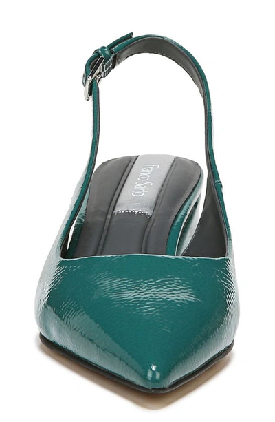 Shop Franco Sarto Racer Slingback Pointed Toe Pump In Dk Teal