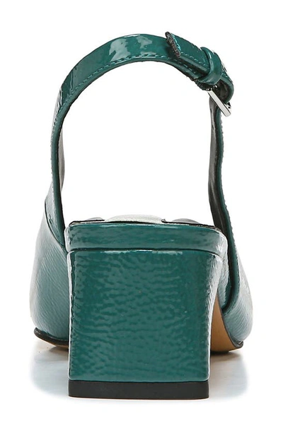 Franco Sarto Racer Slingback Pumps Women's Shoes In Dk Teal