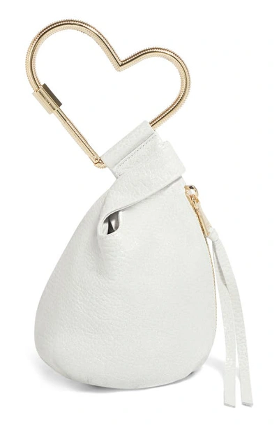 Shop Aimee Kestenberg All My Heart Leather Pouch In Champagne Metallic