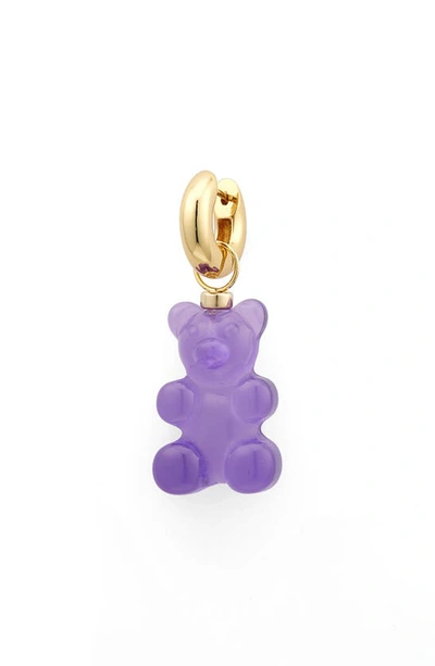 ELIOU JUJUBA SINGLE GUMMY BEAR HUGGIE HOOP EARRING 