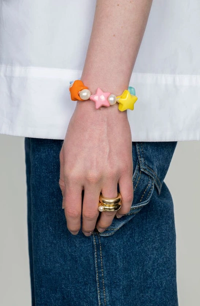 Eliou Sky Bead And Pearl Bracelet In Multi | ModeSens