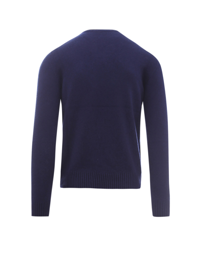 Shop Zanone Sweatshirt In Blu Aperto