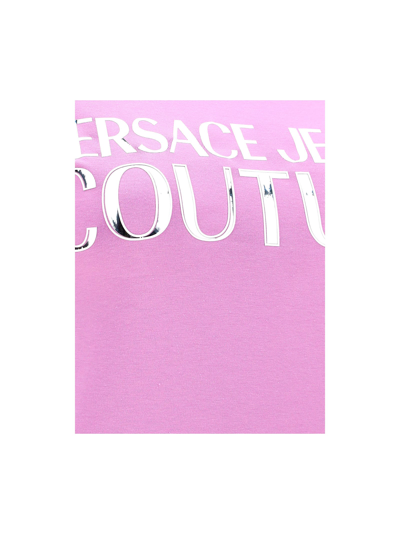 Shop Versace Jeans Couture T-shirt In Lilla