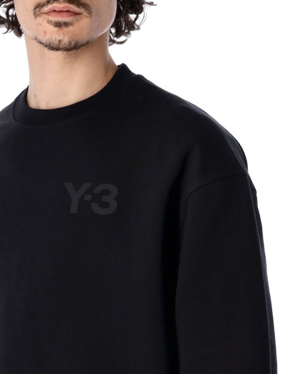Shop Y-3 Classic Logo Sweatshirt In Black