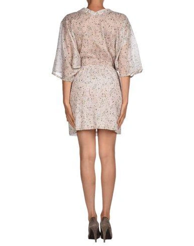 Shop Mauro Grifoni Short Dress In Light Pink