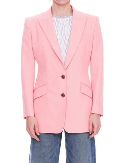 Shop Dolce & Gabbana Blazer In Rosa