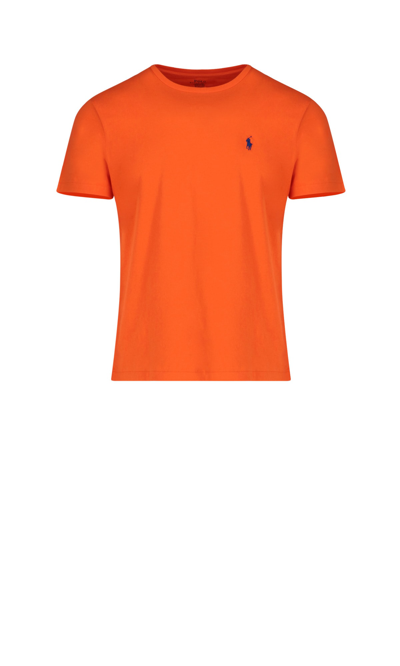 Shop Polo Ralph Lauren T-shirt In Arancione