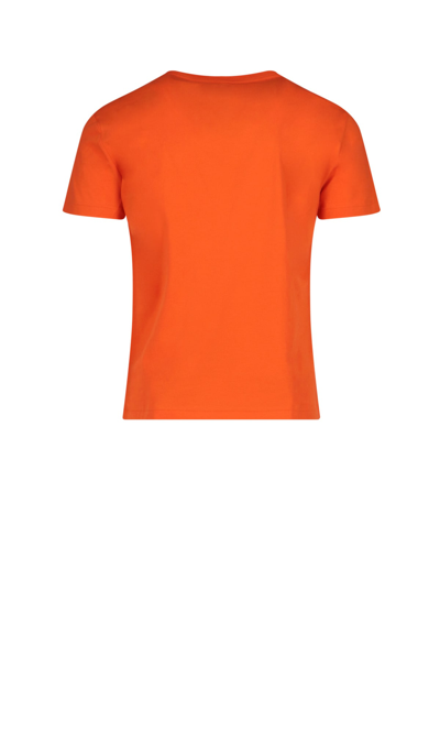 Shop Polo Ralph Lauren T-shirt In Arancione