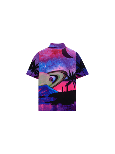 Shop Valentino Shirt In Water Sky