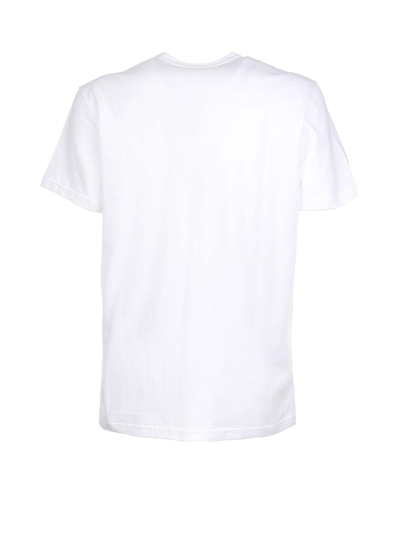 Shop Fay T-shirt Bainca  Archive Npmb344105ltggb004 In White