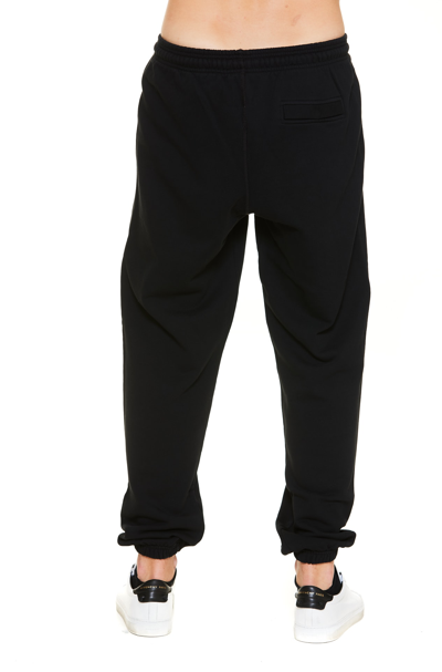 Shop Marcelo Burlon County Of Milan Tempera Cross Sweatpants In Black/white