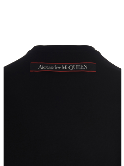 Shop Alexander Mcqueen Logo Tape Sweatshirt In Black