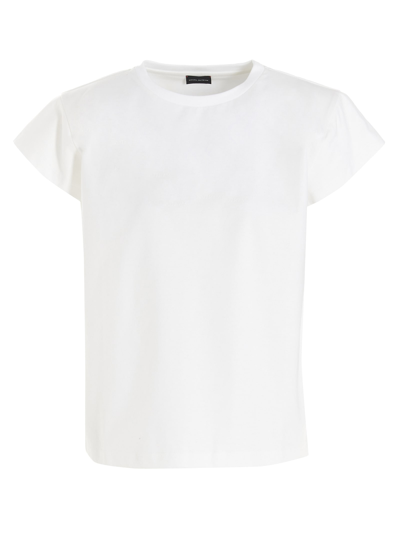 Shop Magda Butrym Logo T-shirt In White