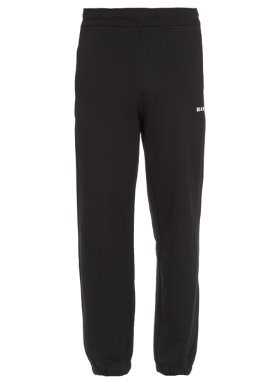 Msgm Logo Trackpant In Black