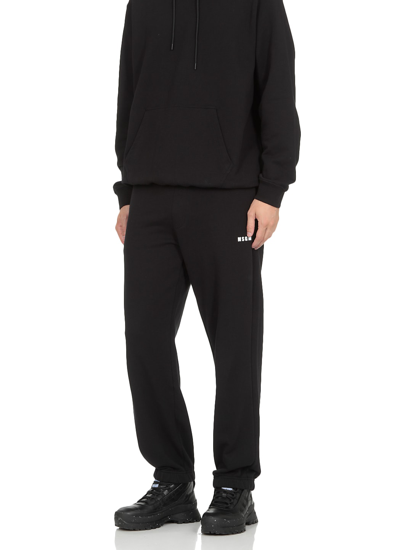 Msgm Logo Trackpant In Black