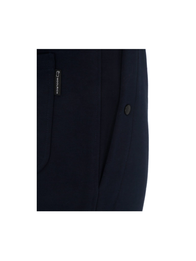 Shop Woolrich Luxury Pants In Melton Blue