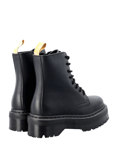 Shop Dr. Martens' Vegan Jadon Ii Mono Platform Boots In Black