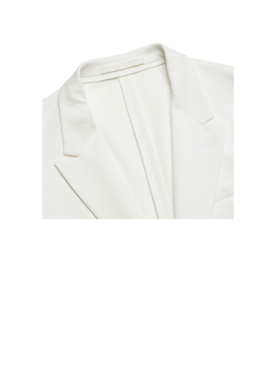 Paolo Pecora Jacket With Contrasting Buttons In Yellow Cream
