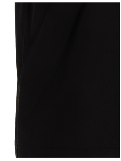 Dsquared2 Multi Logo Print Cotton Jersey T-shirt In Black