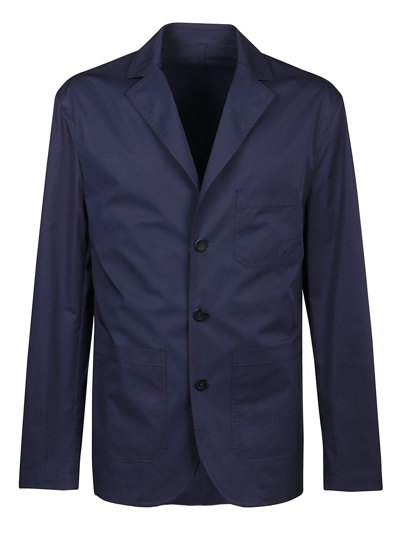 Shop Msgm Jacket In Blu