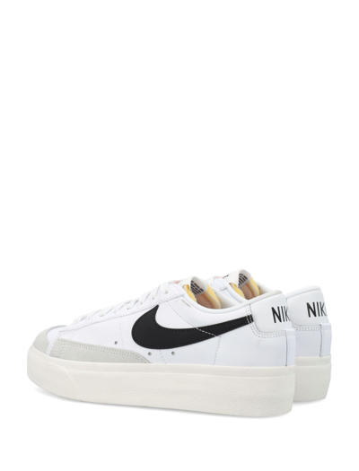 Shop Nike Blazer Low Platform In White Black