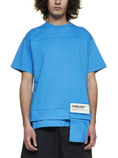 Shop Ambush T-shirt In Turquoise