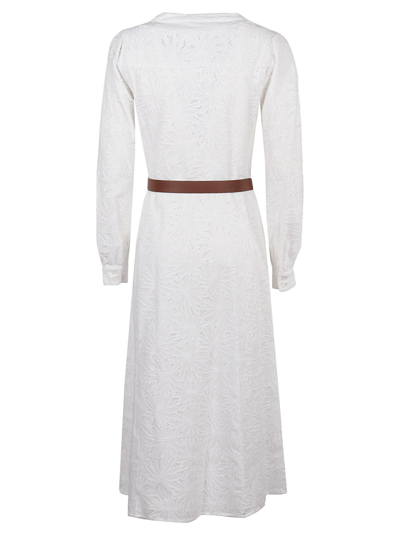 Shop Michael Kors Palm Eyelet Kate Dress In White