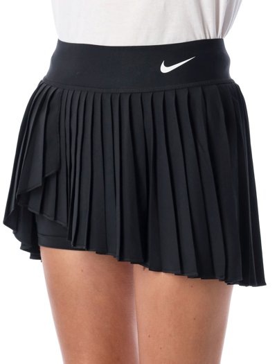Shop Nike Pleated Tennis Skirt In Black