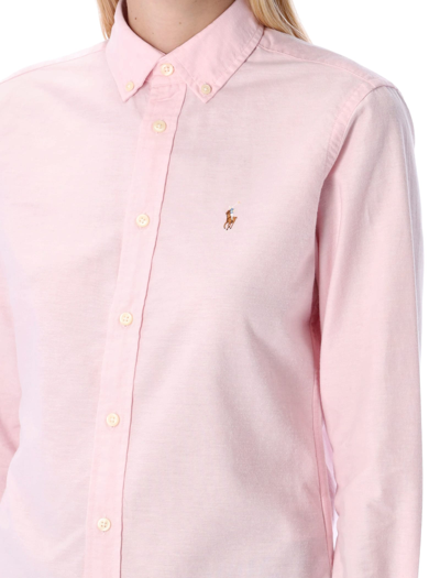 Shop Polo Ralph Lauren Classic Fit Oxford Shirt In Pink