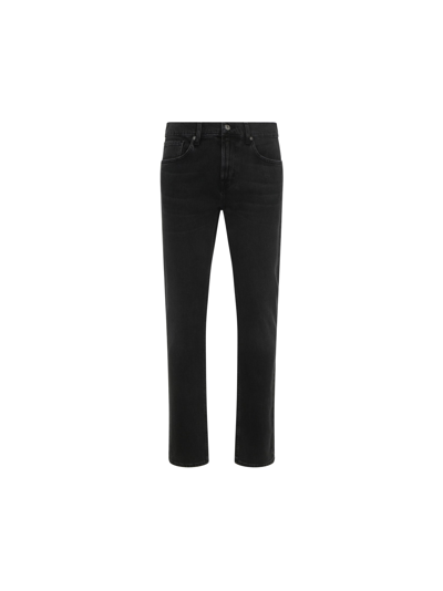 Shop 7 For All Mankind Upfront Slimmy Jeans In Black