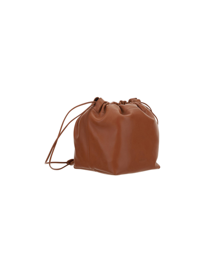 Shop Jil Sander Shoulder Bag In Brown