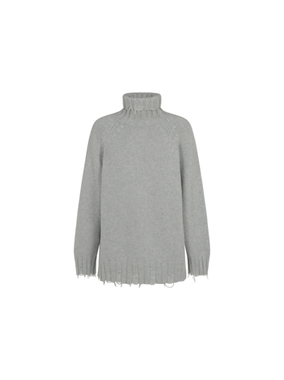 Shop Malo Pullover In Foschia