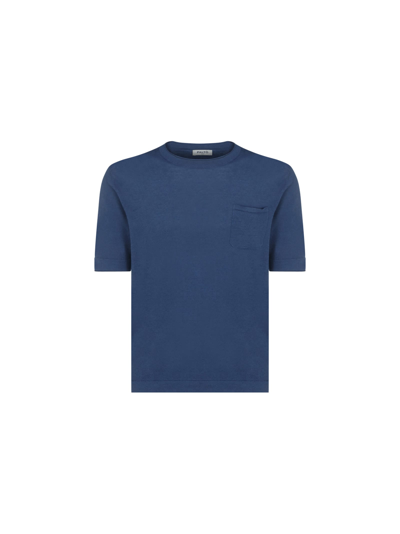 Shop Paltò Melo Afro T-shirt In Denim