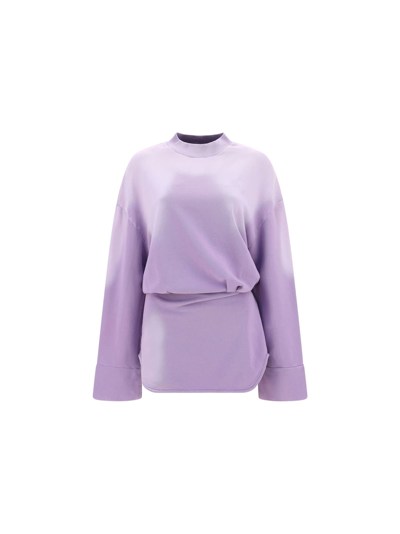 Shop Attico Palmer Dress In Lilac