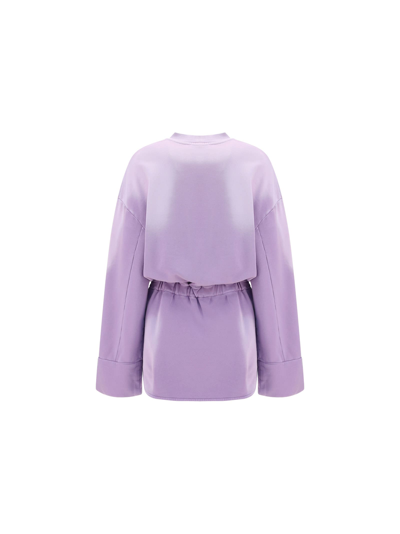 Shop Attico Palmer Dress In Lilac