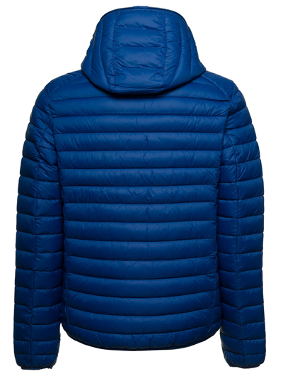 Shop Save The Duck Ecological Bluette Quilted Nylon Down Jacket  Man