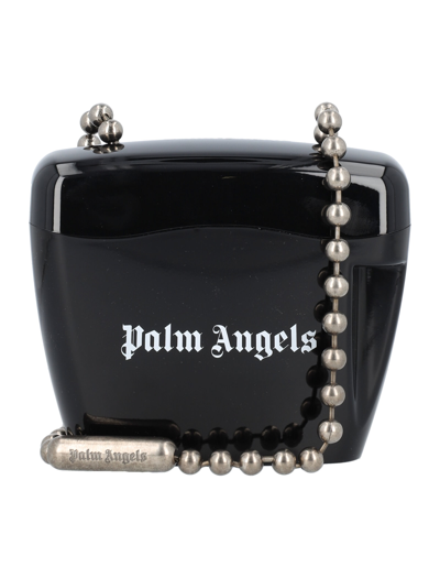 Shop Palm Angels Mini Padlock Bag In Black