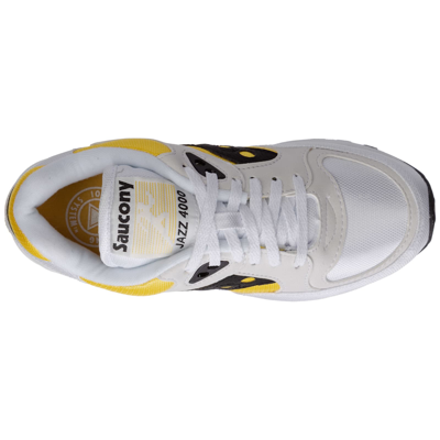 Shop Saucony Jazz 4000 Sneakers In White - Yellow - Black