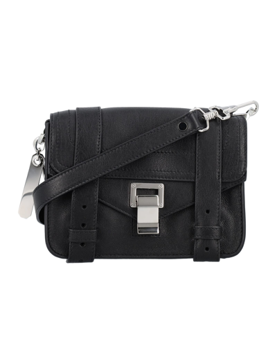 Shop Proenza Schouler Ps1 Mini Crossbody Bag In Black